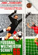 A movie poster for the official German film of the 1966 World Cup, titled FUSSBALL WELTMEISTERSCHAFT