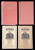 John Wisden`s Cricketers` Almanacks, 24 vols dating between 1938 and 1982, eight hardbacks for 1938,