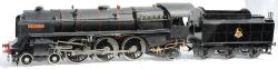 Live Steam Loco 70000 Britannia,  3½" Gauge. Black livery complete with Tender. Excellent