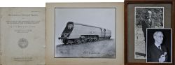 Southern Railway official photograph of Merchant Navy Class 21C1 CHANNEL PACKET, personally signed