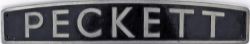 Cast Alloy Radiator Plate PECKETT, 23½" x 4". In original condition.