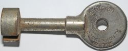 Single Line steel Key Token EMBLETON - COCKERMOUTH STATION No 22 . Ex Cockermouth, Keswick and