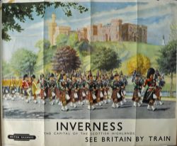BR Poster, `Inverness - The Capital of the Scottish Highlands` by Lance Cattermole, quad royal