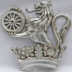 British Railways Lion-over-Wheel Cabside Emblem, aluminium construction, ex AC Electric Loco. In