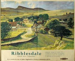 BR Poster "Ribblesdale - North West Yorkshire" by John Greene, quad royal size 40" x 50".