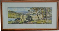 Carriage Print `Braemar Castle` by  Haselhust, from the LNER pre-war series. This is the uncommon