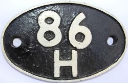 Shedplate 86H, Aberbeeg until January 1961. Face only restored.
