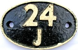 Shedplate 24J, Lancaster Green Ayre from February 1957 until September 1963. Quite possibly off
