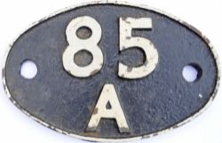 Shedplate 85A, Worcester until May 1973, C/I construction.