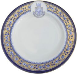 Great Central Railway China 9 inch diameter Tea plate from a Directors Saloon in excellent