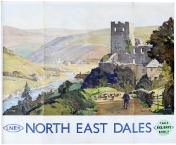 LNER Poster `North East Dales` by E Byatt, Q/R size (Poster To Poster Vol 2 p175). A beautiful