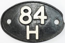 Shedplate 84H, Wellington until September 1963.