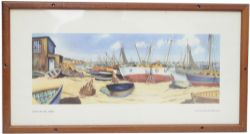 Carriage Print `Leigh-on-Sea, Essex` by Charles King from the LNER post-war series, 1953. At the