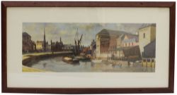 Carriage Print `Wisbech, Cambridgeshire` by Gyrth Russell from the LNER series. In an original type,
