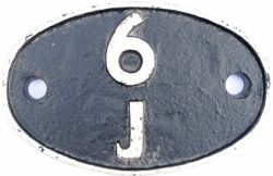 Shedplate 6J, Holyhead until January 1967.