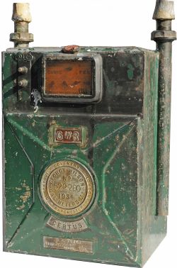 GWR Gas Meter, Certus no. 522280, 1934, ex Bristol, Temple Meads, Clock Tower Yard, now demolished