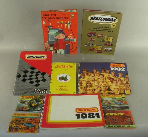 A quantity of literature relating to Matchbox Toys, and its product ranges, the lot comprises mainly