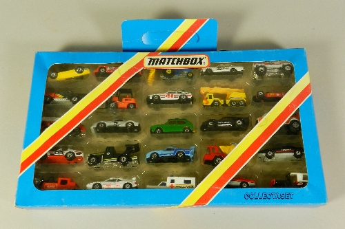 A Matchbox gift set number G25 circa 1984, the set complete with twenty model cars from the Matchbox