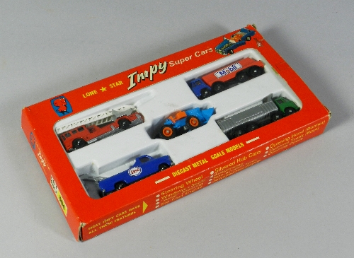 A Lonestar 'Impy' gift set number 304 commercial vehicles circa 1968, this set contains a Lonestar