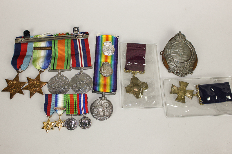 A group of medals to include a 1939-45 Star; Atlantic Star; Defence Medal and War Medal 1939-45 with