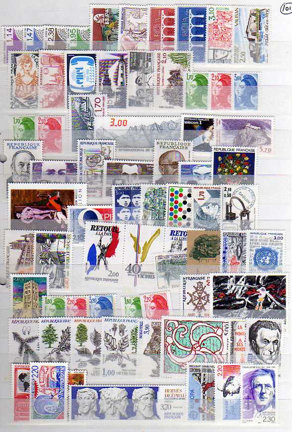 FRANCE: MIXED LOT IN TWO ALBUMS, TWO STOCKBOOKS, ON CARDS AND LOOSE, FEW FDC ETC. (MANY 100`S)