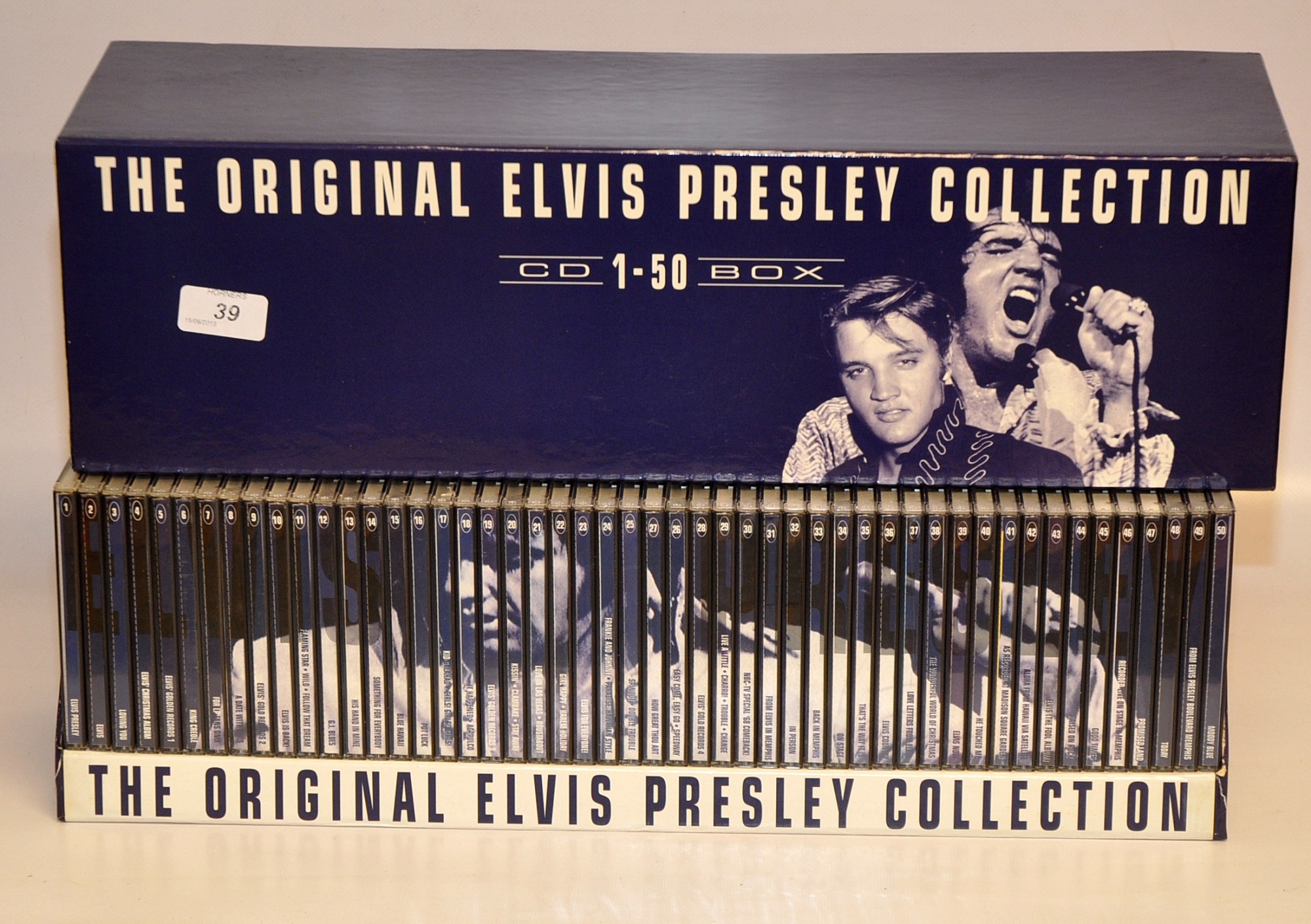 `THE ORIGINAL ELVIS PRESLEY COLLECTION` 50 CD BOX SET. NO BOOK