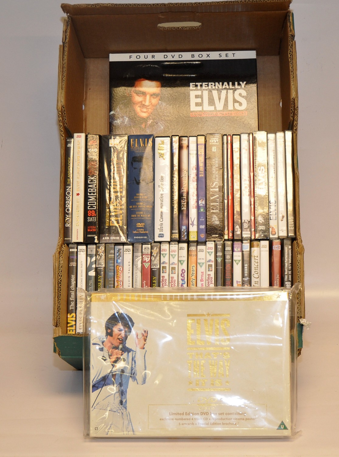 ONE BOX ELVIS DVDS