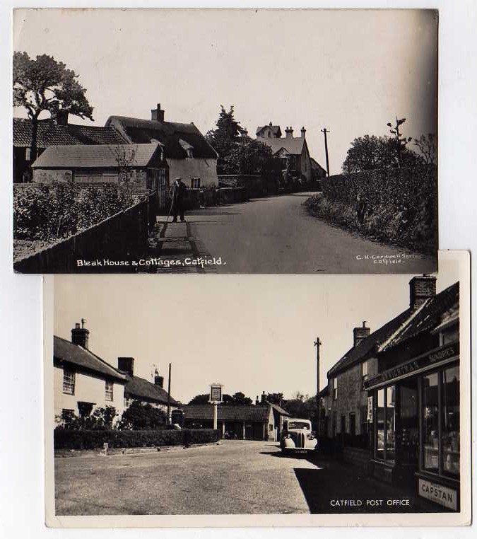 NORFOLK: CATFIELD: COLLECTION INCLUDING POST OFFICE RP, STREETS, BUILDINGS, STAITHE, ETC. (27)