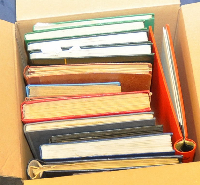 BOX OF ALL-WORLD IN ELEVEN STOCKBOOKS AND TWO BINDERS, GERMANY, COMMONWEALTH ETC. (1000`S)