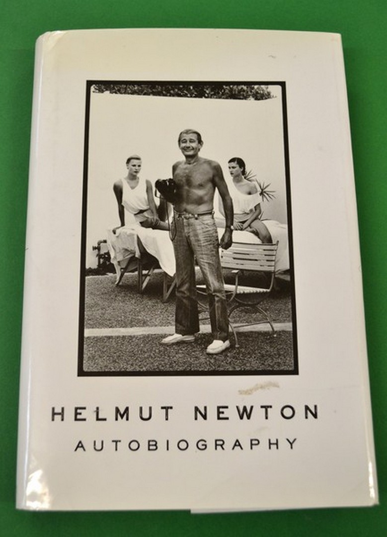 Newton, Helmut, Autobiography, published by Nan A. Talese (Doubleday), 2002, signed and inscribed to