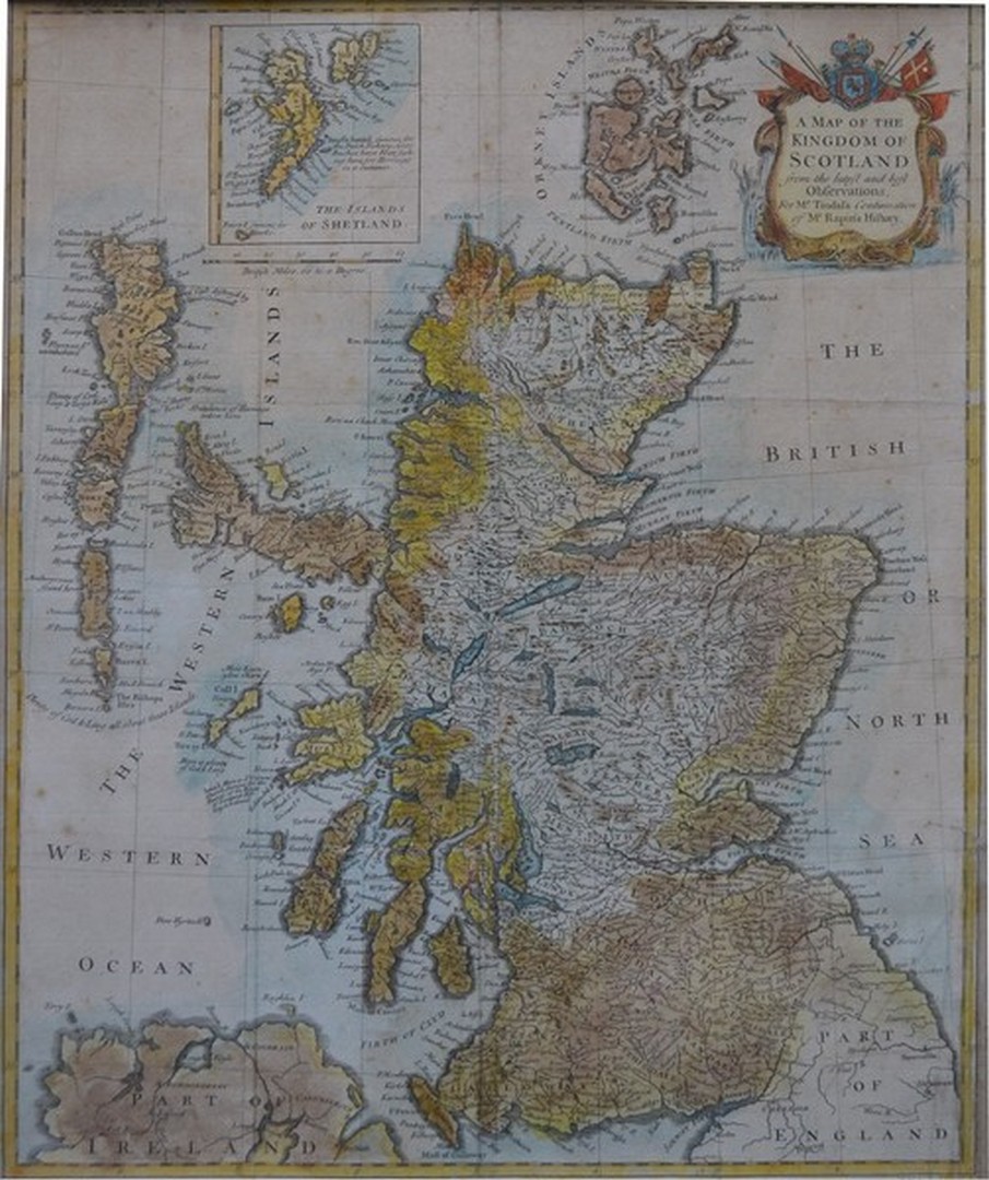 R. W. Seale, A Map of the Kingdom of Scotland from the latest and best observations, for Mr.