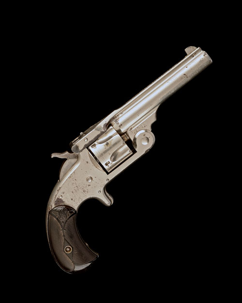 SMITH & WESSON A .32 (S&W) NICKEL-PLATED FIVE-SHOT SINGLE-ACTION REVOLVER MODEL `1 1/2` serial no.