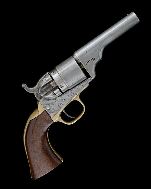 COLT USA A .38 (RIM) FIVE-SHOT SINGLE-ACTION REVOLVER MODEL `1862 POLICE / POCKET NAVY CARTRIDGE