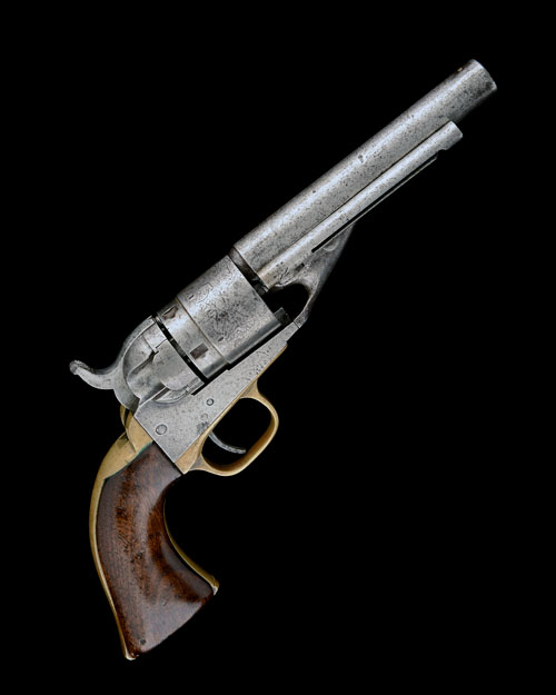 COLT USA A SCARCE .38 (C/F) FIVE-SHOT SINGLE-ACTION REVOLVER MODEL `COLT 1862 POLICE CONVERSION WITH