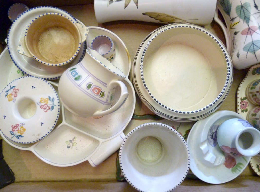 A Poole Pottery Dish, together with a collection of other ceramics