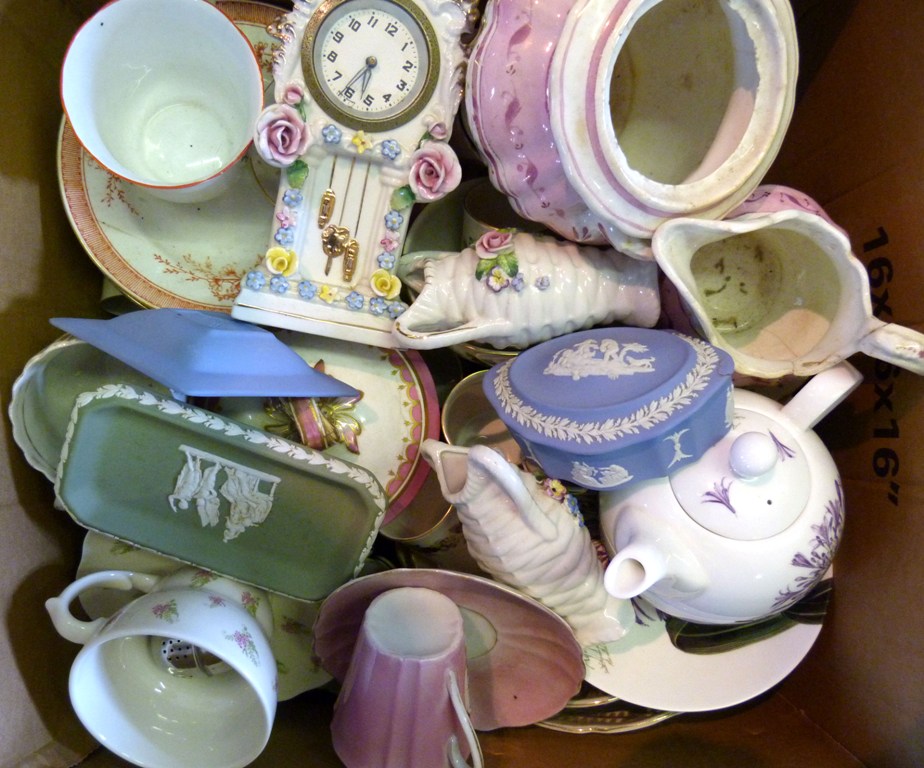 A 19th Century Lustre Ware Jug, together with a collection of other items to include commemorative