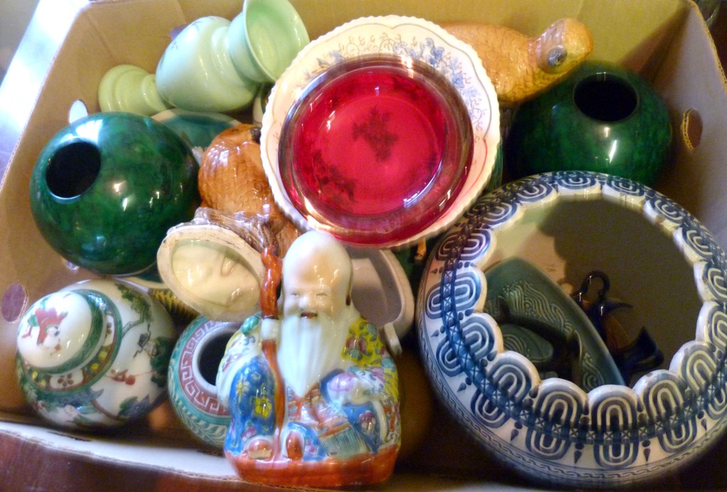 A Collection of Ceramics, to include oriental, ginger jars and other items