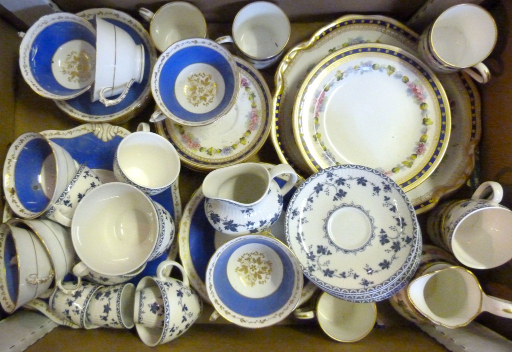 A Royal Doulton York Town Part Tea Service, together with a collection of other tea ware and