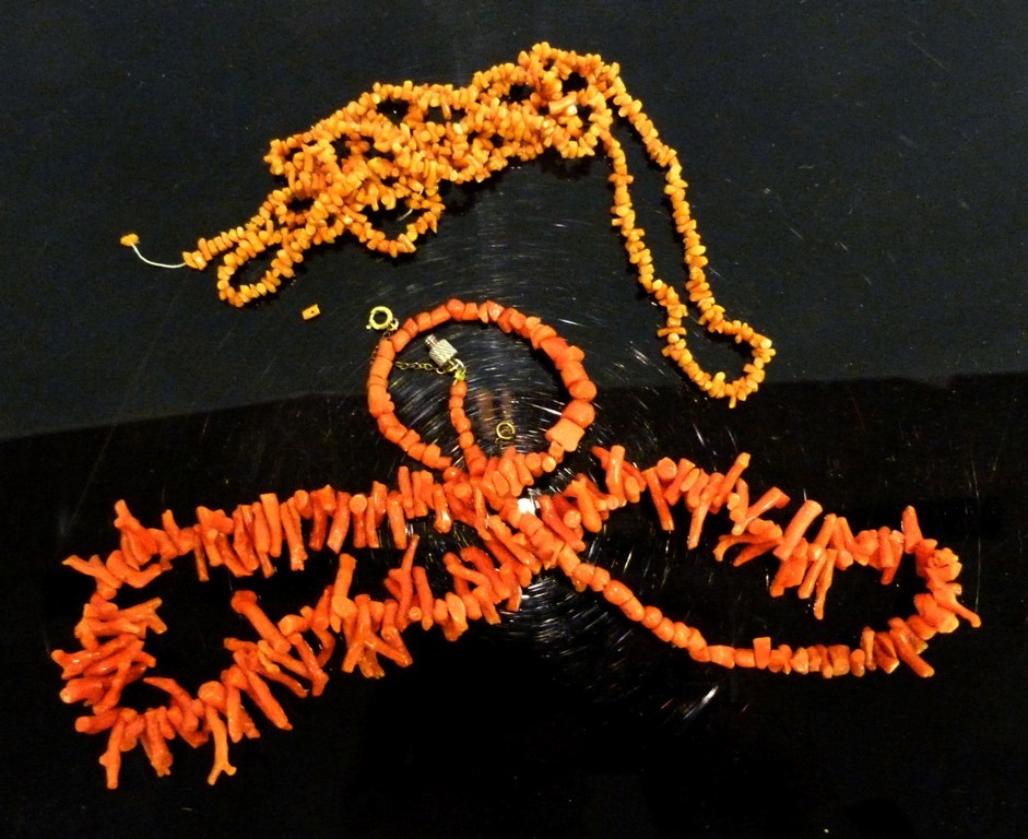 Two Coral Necklaces