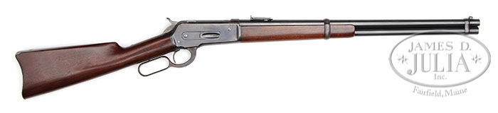 WINCHESTER MODEL 1886 SADDLE RING CARBINE. SN 116424. Cal. 38-56. Standard carbine with 22" bbl,