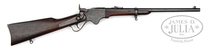 FINE SPENCER MODEL 1865 CARBINE. SN 2922. Cal. 56-50. This is a fine example of a late Civil War