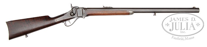 RARE SHARPS MODEL 1874 BIG 50 SPORTING RIFLE. SN C53129. Cal. 50. Appears to be 50-70. Early 50