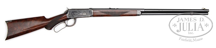 *BEAUTIFUL DELUXE ENGRAVED WINCHESTER MODEL 1894 LEVER ACTION RIFLE. SN 152855. Cal. 30 WCF (30-30).