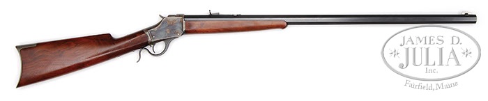 WINCHESTER MODEL 1885 HI-WALL SINGLE SHOT RIFLE. SN 64956. Cal. 38-55. Standard grade rifle with 30"