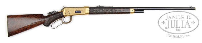 *EXTRAORDINARILY RARE SPECIAL ORDER ENGRAVED DELUXE WINCHESTER MODEL 1894 LEVER ACTION RIFLE