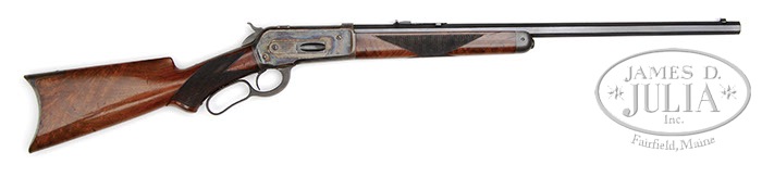 RARE, SPECIAL ORDER DELUXE WINCHESTER MODEL 1886 LEVER ACTION RIFLE. SN 9425. Cal. 38-56. Deluxe `86