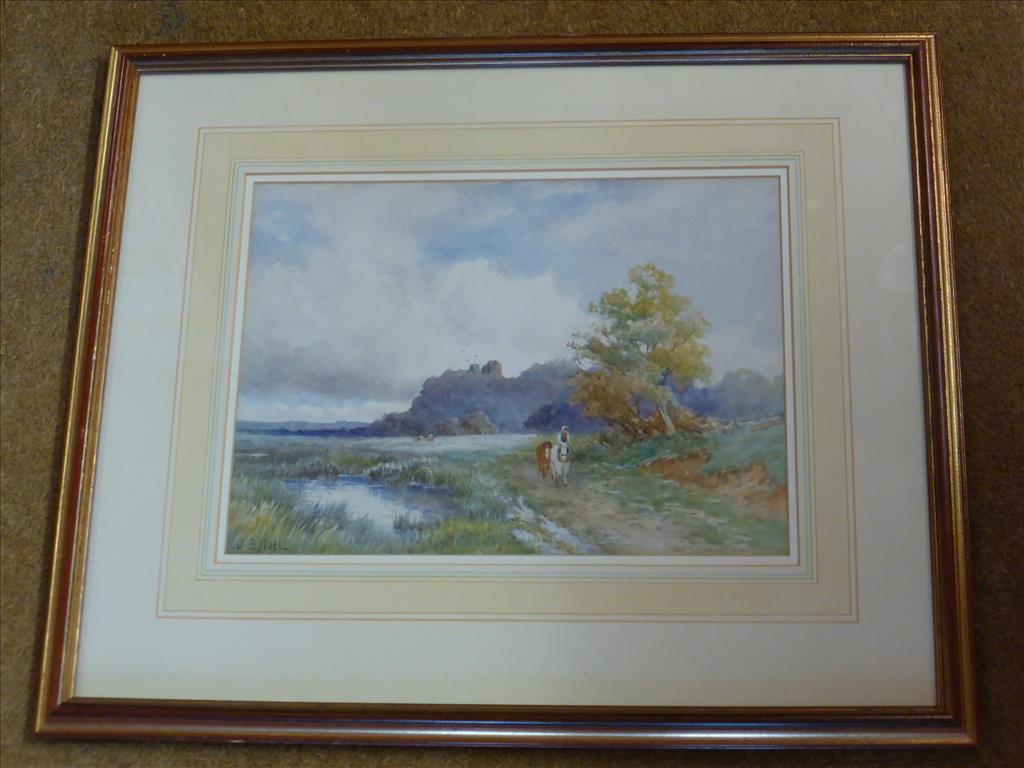 JOHN BATES NOEL WATERCOLOUR `AFTER THE STORM` APPROX. 14 X 10 INS. P&P N/A