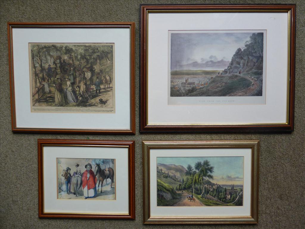 MISC. MALVERN LITHOGRAPHS AND PRINTS ETC. SOME SCARCE INC. DONKEY RIDING AND DONKEY WOMAN, PHOTO `