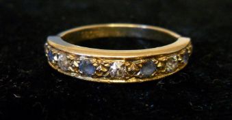 18ct gold ring weight approx 4g - size approx R