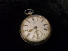 Rotherham, London silver pocket watch Birm 1902